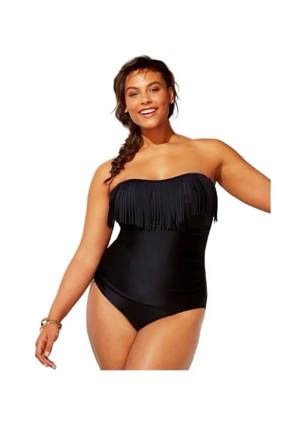 Swimsuits For All One Piece Black Bathing Suit - Image 5