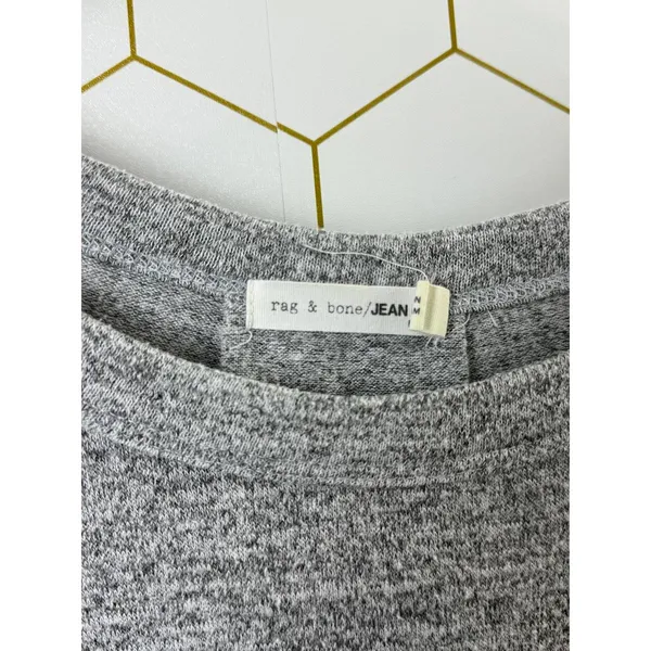 rag & bone Heather Gray Raglan Long Sleeve Top - Size - Medium - Image 5