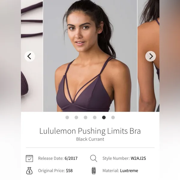 Lululemon Pushing Limits Sports Bra - Image 3