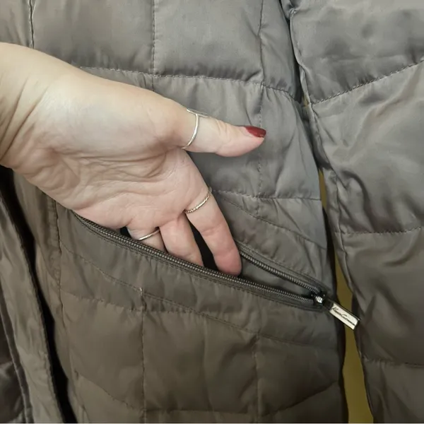 Kenneth Cole Reaction Puffer Coat Duck Down‎ Filled Quilted Jacket Size XL - Image 7