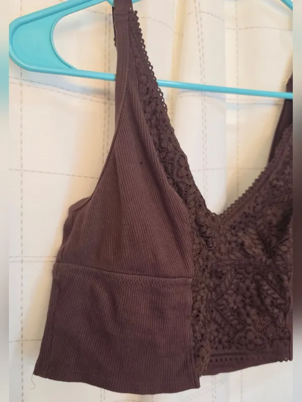Aerie Ribbed Lace Bralette - Image 5