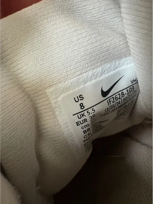 Nike Air Max SYSTM Women’s Size 8 White Gray Pink Running Sneakers Shoes - Image 6