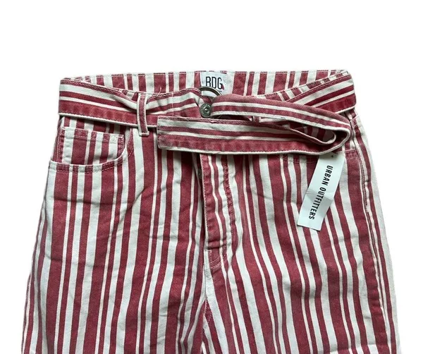 NWT Womens BDG by Urban Outfitters Austen Belted Wide Leg High Waisted Jeans 28 - Image 3