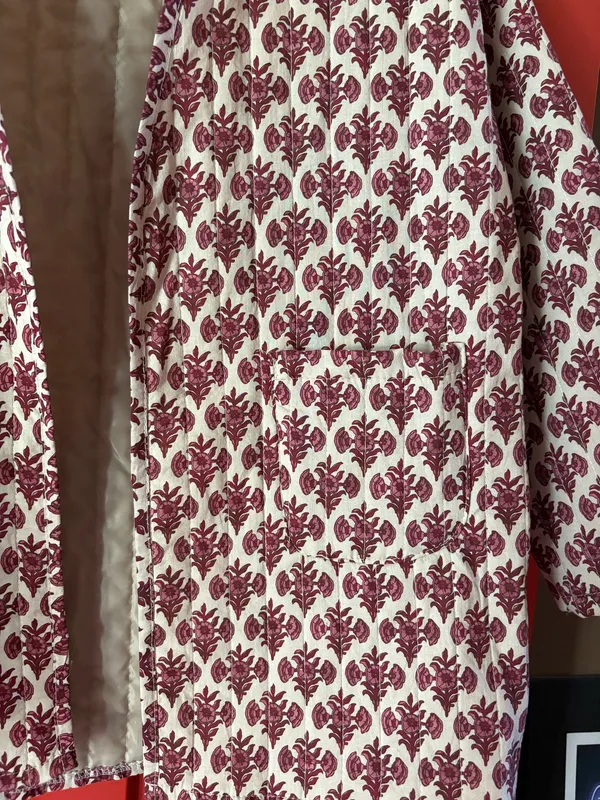 Quilted Jacket Purple Size M - Image 2