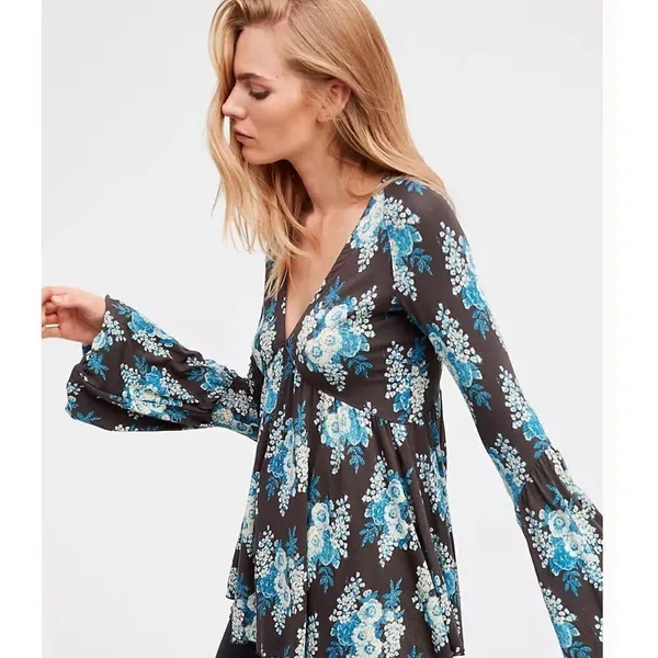 Free People Speak‎ Easy Top size small boho peasant hippie - Image 4