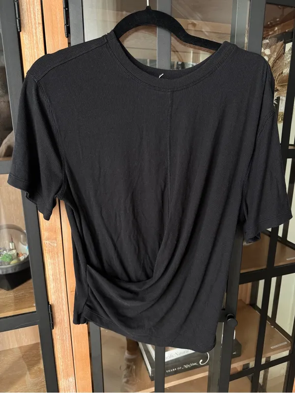 Lululemon twist front tee short sleeve crewneck ribbed Modal-Silk Reversible - Image 2