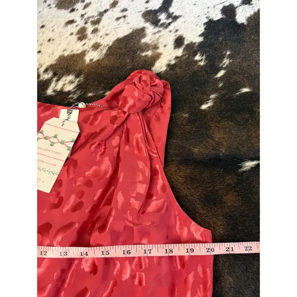 Farm Rio NEW Jacquard Leopard Midi Skirt Animal Print Set Size Large‎ - Image 9