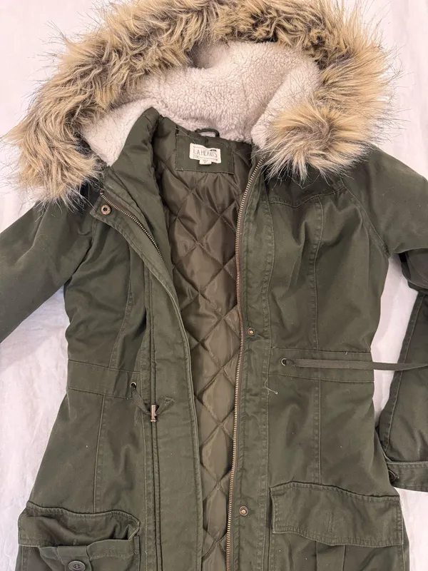 LA Hearts olive green coat - Image 3