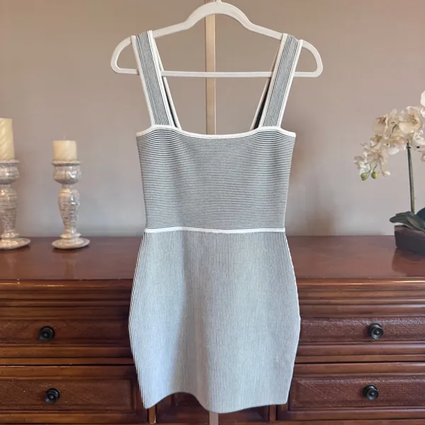 Amanda Uprichard Corenne Mini Dress Black White XS NWT - Image 2