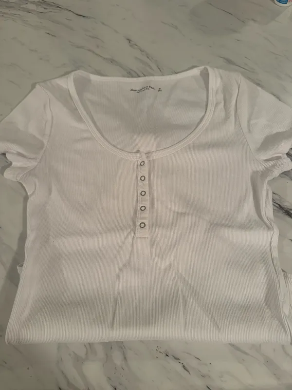 Abercrombie Ribbed Henley Bodysuit - Image 3