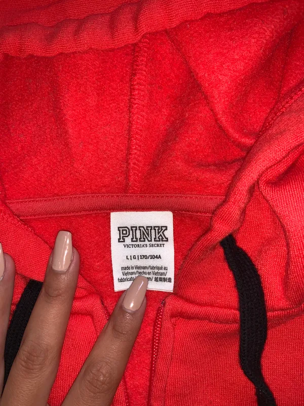 Victoria's Secret PINK Orange Full Zip - Image 2