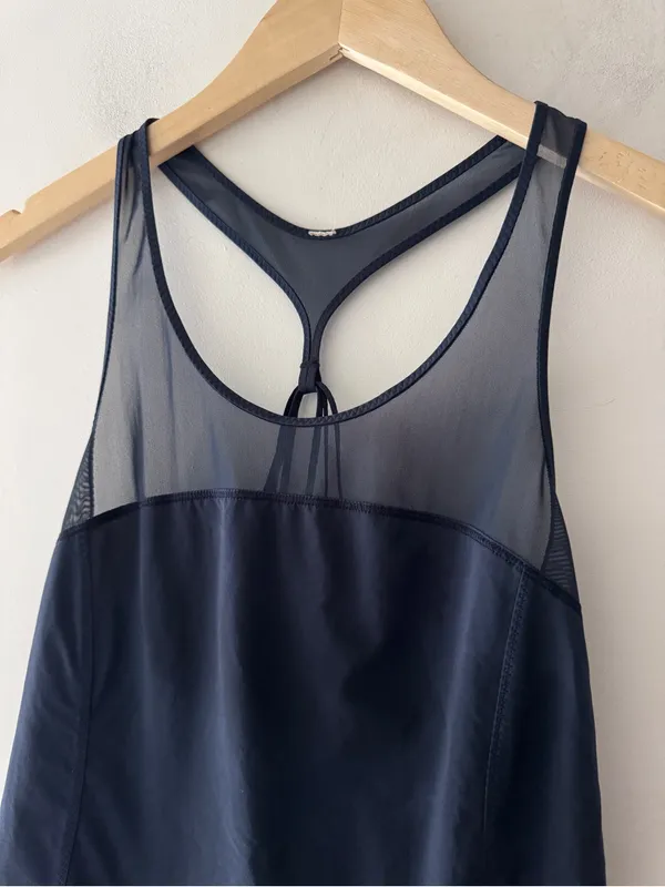 Lululemon 5 Mile‎ Singlet Inkwell Blue Tank Top - Image 5