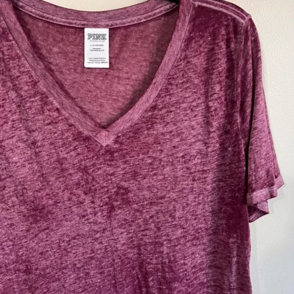Victoria's Secret pink large‎ sleepwear top - Image 2