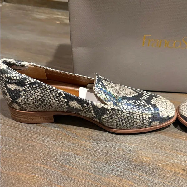 Franco Sarto Snake Print Loafers Women’s Size 5.5‎ New In Box - Image 3