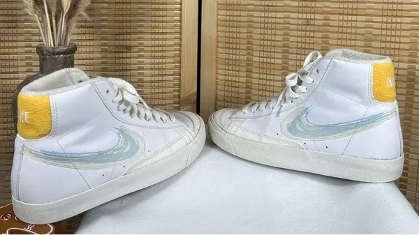 Nike Blazer Mid 77 Painted Swoosh, Size: 4.5Y, Women’s 6 - Image 2