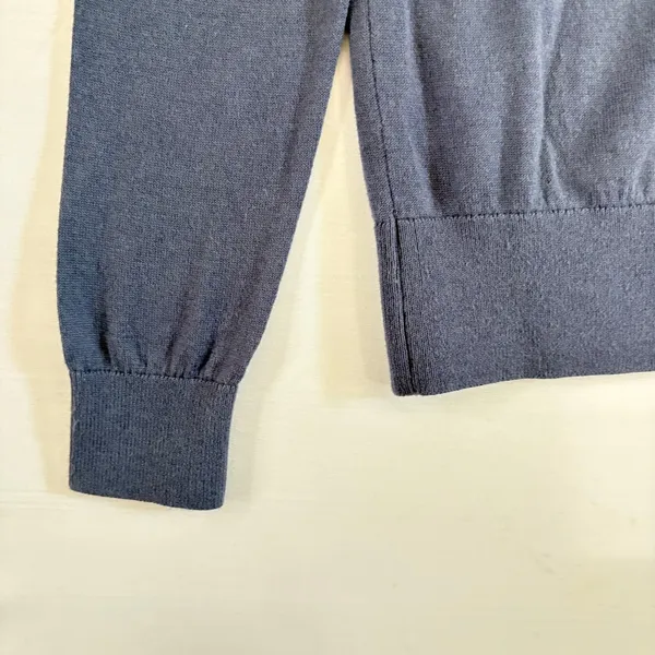 Banana Republic‎ Womens Dusty Blue V-Neck Button Front Cardigan Sweater Size M - Image 6
