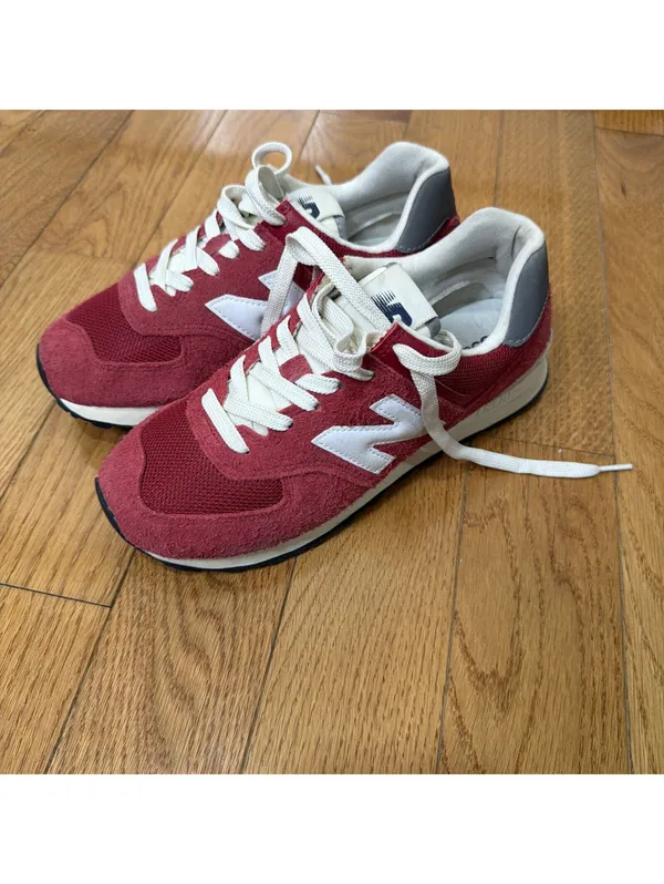 6.5 Women’s US Size New Balance 574 Core Pack - Burgundy Red Color - Image 9