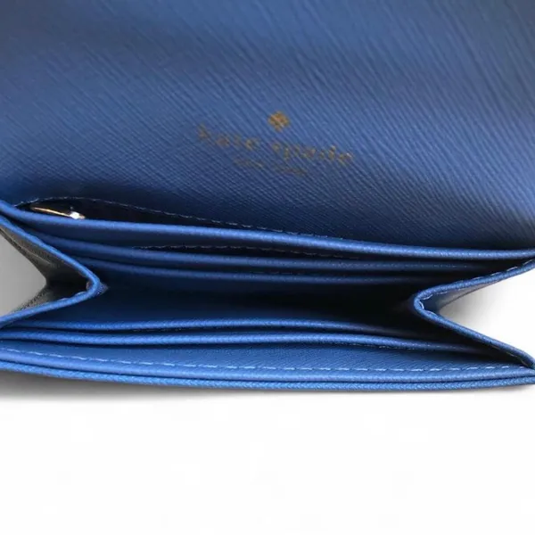 Kate Spade New York Sky Blue Mini Envelope Wallet. - Image 7