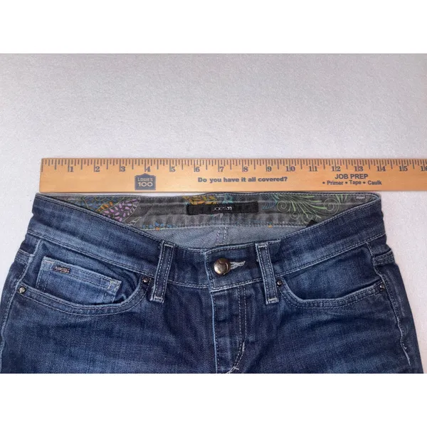 Joes Jeans Provocateur Bootcut Dark Wash Low Rise Blue Denim Pants Womens Sz 24 - Image 9