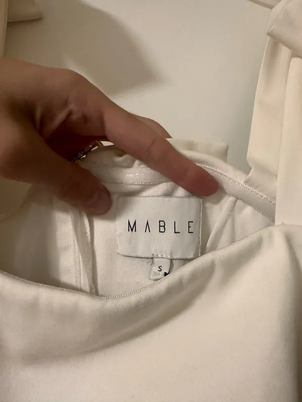 white bridal dress mable - Image 5