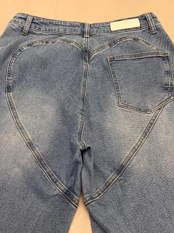 Akira Women's Wide Leg Jeans Size 31 Blue Denim High Rise Casual - Image 5
