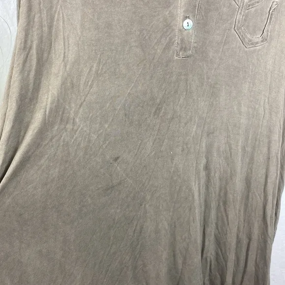 POL Gray Sleeveless T Shirt Tunic Top L - Image 6