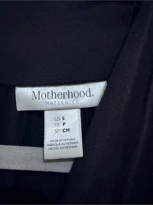 Motherhood Maternity Black Sleeveless V-Neck Maxi Dress Size S - Image 3