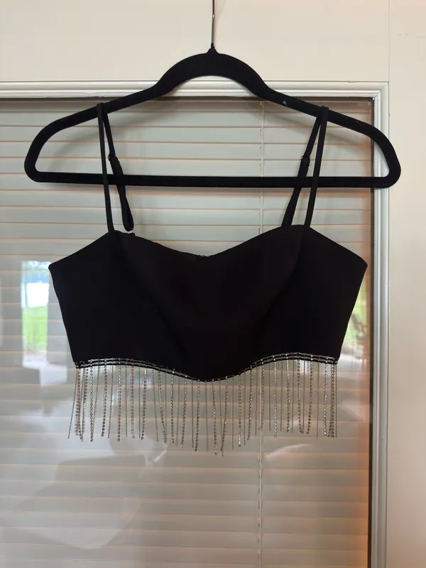REVOLVE superdown Irina Crystal Fringe Top - Image 3