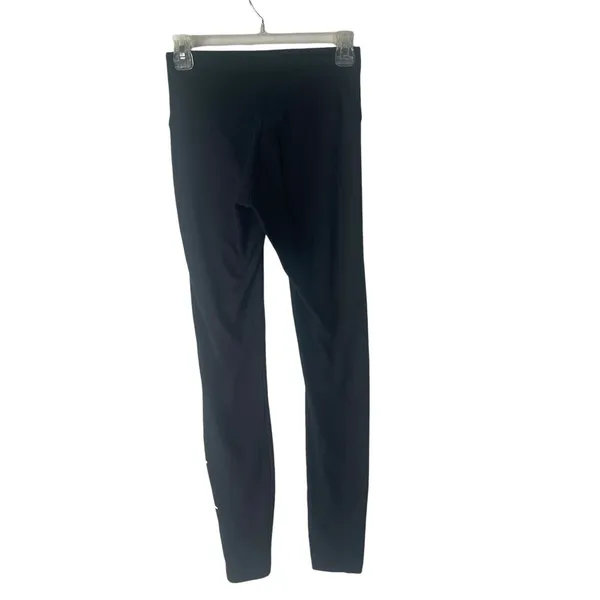 PINK Victoria's Secret‎ Women's Size Small Black High Rise Slim Leg Leggings - Image 4