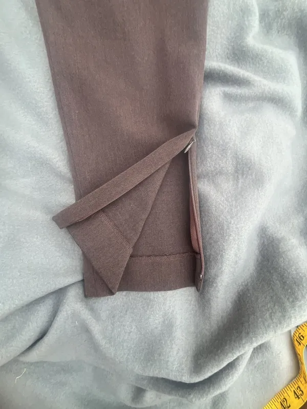 Lauren Ralph Lauren Petite Brown Pull-On Stretch Pants Size 8P - Image 11