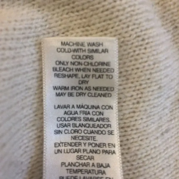 White House black market wool blend open cardigan large cream - Image 7
