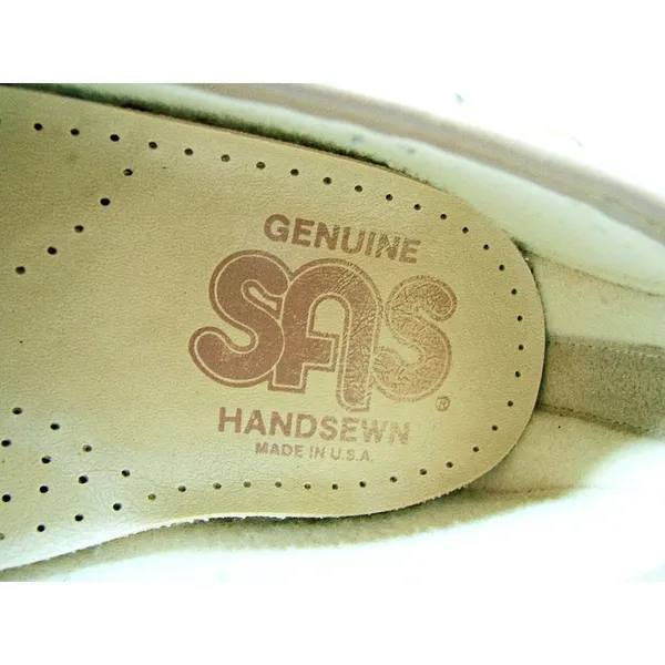 SAS Genuine Handsewn Siesta Tan Oxfords Lace Up Moccasin Toe USA Women's 10.5 - Image 9
