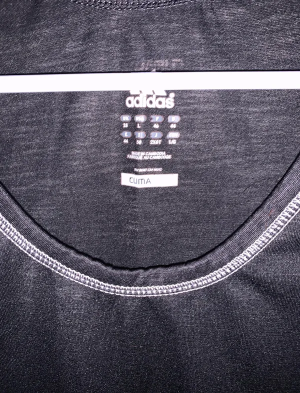 Adidas Black Workout Top - Image 3