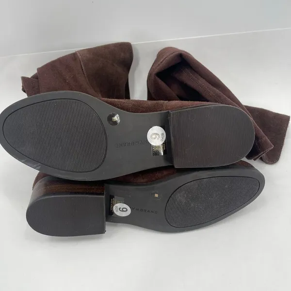 Lucky Brand Calypso Boots Size 6 Tall Over The Knee Suede Chocolate Brown Suede - Image 13