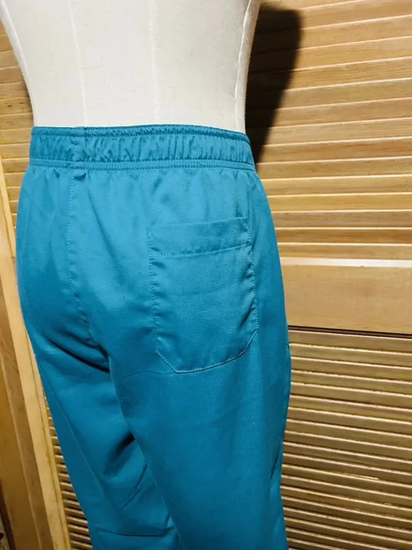 Greys Anatomy by Barco Womens Scrub Pants Blue L Solid Woven Poly/Rayon - Image 7