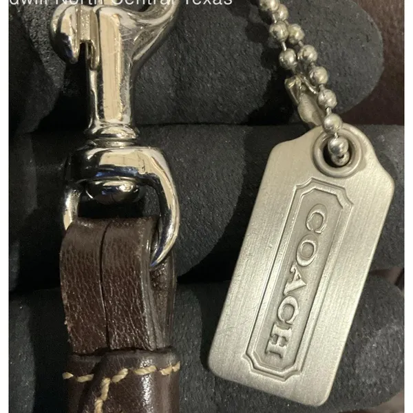 Vintage Coach Legacy East West 1417 Brown Leather Shoulder Bag Y2K Tassel - Image 8