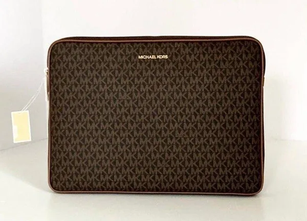 Brown Signature Laptop Case - Image 6