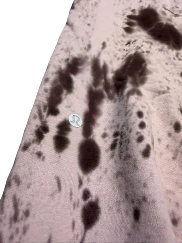 ✨ Lululemon Warm Down Jogger Size 6‎ Pink Brown Marble Dye Soft Lounge Pants ✨ - Image 4