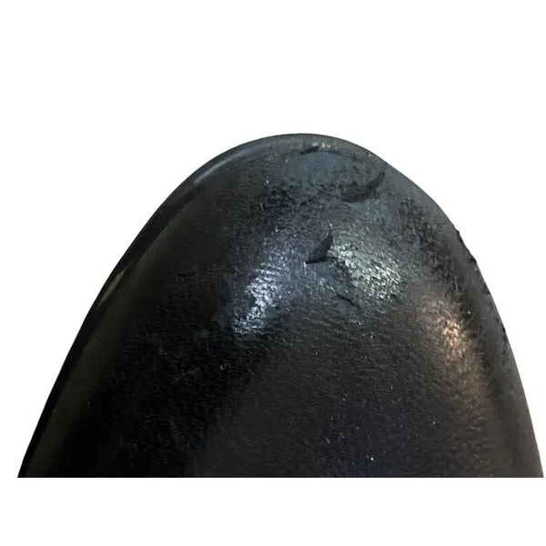 Munro Alison Black Leather Slip On 12 SS Narrow Used - Image 6