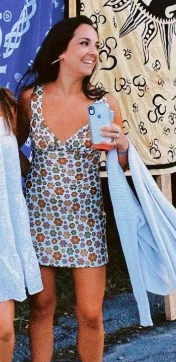Verge Girl 70s Poolside Bias Cut Mini Dress - Image 5