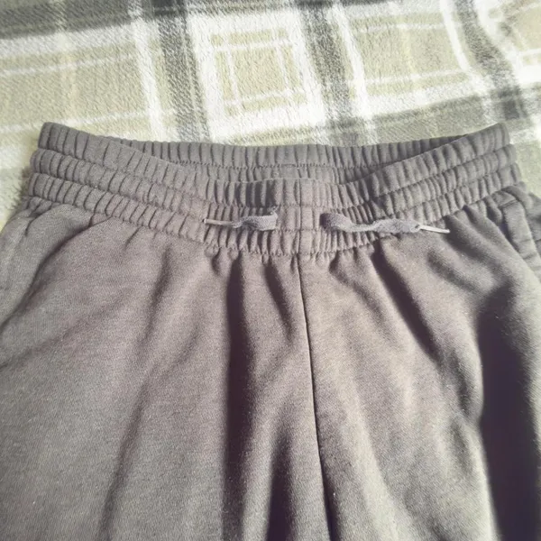 Adidas black joggers with white logo detail. size‎ M - Image 3