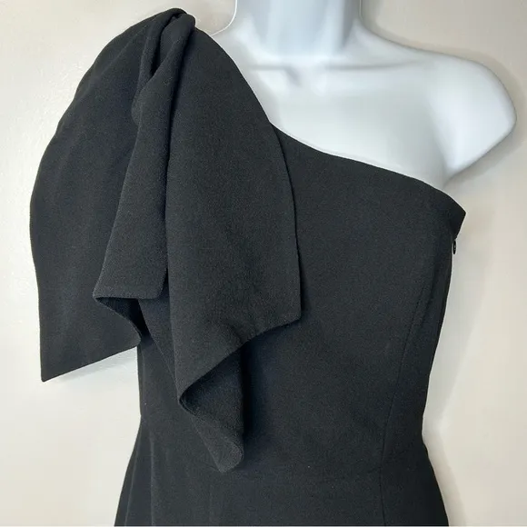 Dress The Population Tiffany Black One Shoulder Dress Size S‎ NWT - Image 5