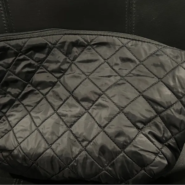 Barbour International Quilted Black Clutch - Image 7