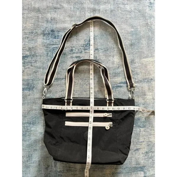 Kipling Black White TM5356-057 Trisha Crossbody Shoulder Bag - Image 5