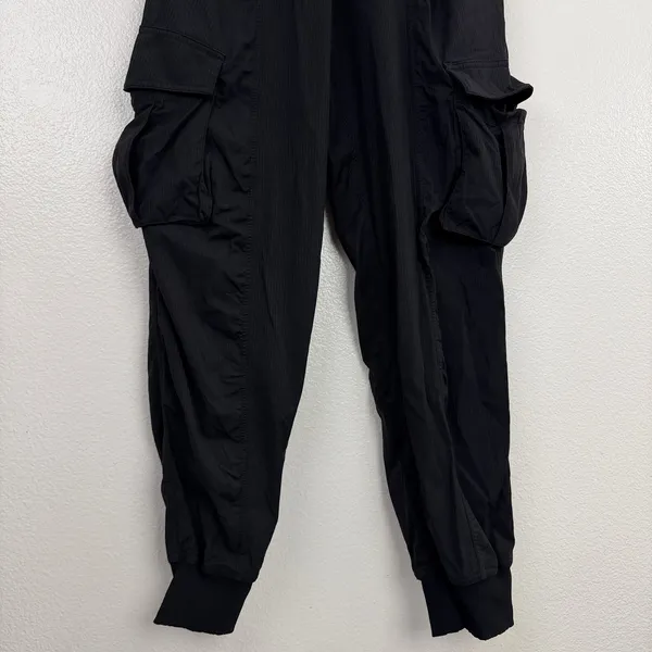 Lululemon Cargo Pants Womens Black Dance Studio Jogger Ribbed Cuff 29x27 - Image 3
