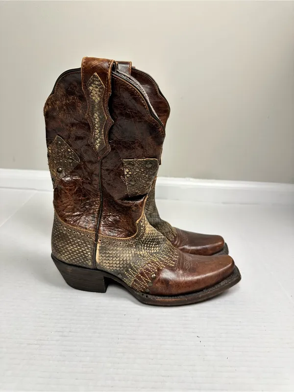 CABORCA Women's Leather Western Boot Size MX 24 - US 7.0 - Image 16