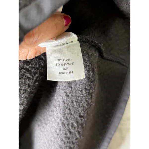 Patagonia R1 Air Zip Neck Pullover Fleece‎ Black Polartec Hiking Women's XXL - Image 10