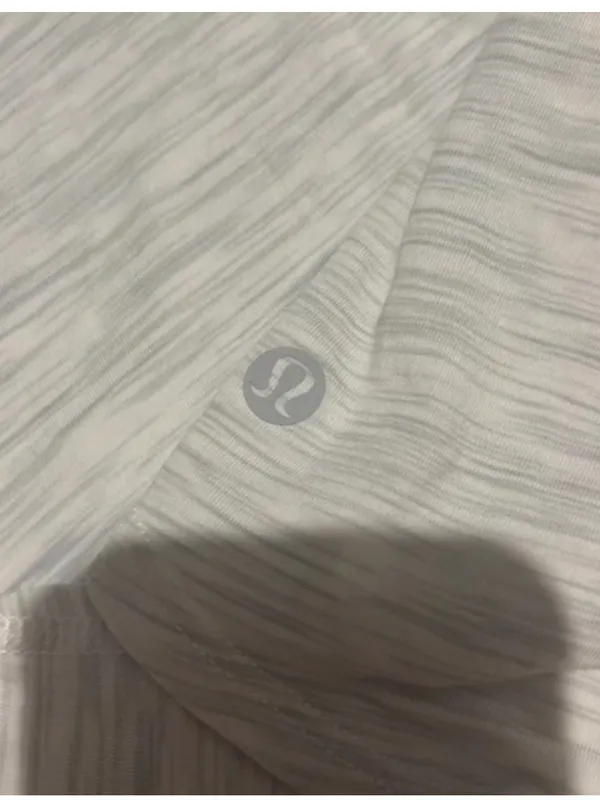 Lululemon Back Into It Long Sleeve in 3 Color Space Dye Ice Grey Alpine White - Image 4