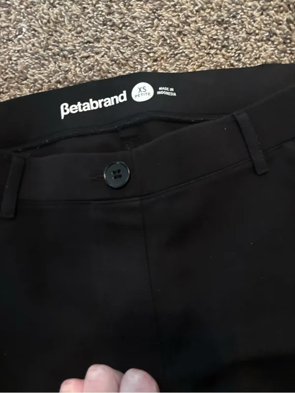 Betabrand Stretch Pull On Classic Comfy Work Pants - Image 6