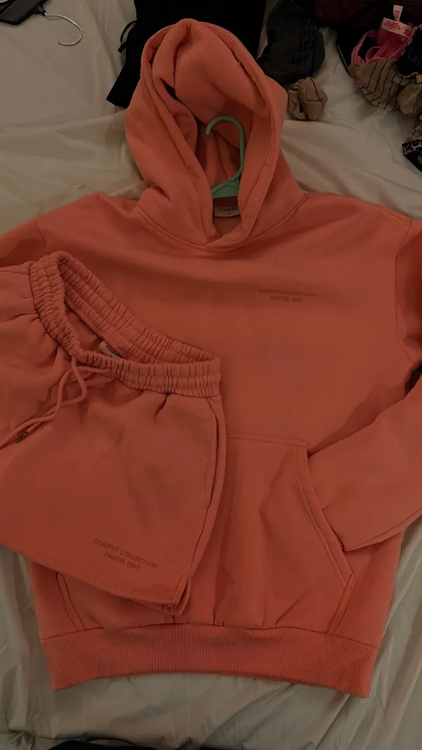 Pink Comfrt Set - Hoodie/shorts - Image 6